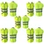 Payuh Classic Pack of 5 Reflective Safety Vest/Jacket With 2" Reflective Tape, 180 GSM, With Collar