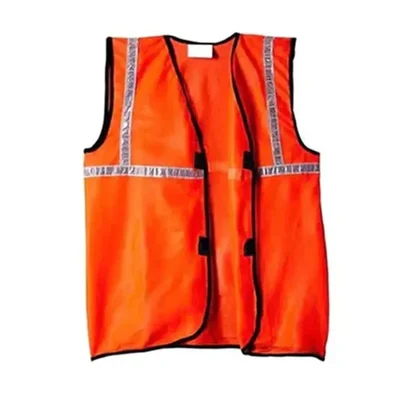 Payuh Economy Reflective Safety Vest/Jacket With 1" Reflective Tape, 60 GSM(Pack-1 Pcs)