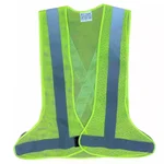 Payuh 3 Side Open Reflective Safety Vest/Jacket With 2" Reflective Tape, 90 GSM