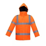 Payuh Heavy Duty Safety Vest/Jacket With 2" Retro Reflectors, V Neck For Winter