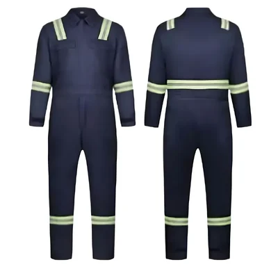 Payuh Galaxy Reflective Coverall Bolier Suit/Dangri with 100% Cotton Twill Fabric