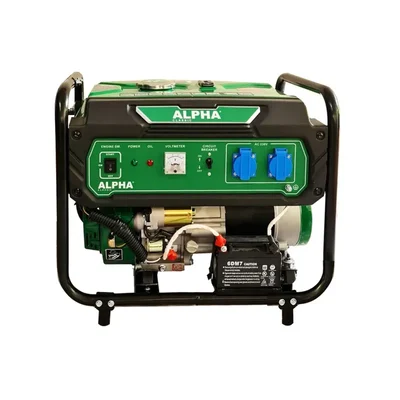 ALPHA 3KVA Single Phase Recoil and Electric Start Portable Petrol Generator