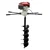 Heavy Duty 4 stroke, 196 cc Earth Auger / Post hole digger Machine with 10 inch Double Spiral Auger Bit