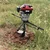 Heavy Duty 4 stroke, 196 cc Earth Auger / Post hole digger Machine with 10 inch Double Spiral Auger Bit