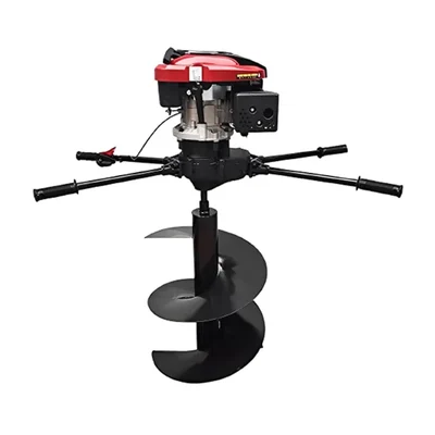 Heavy Duty 4 stroke, 196 cc Earth Auger / Post hole digger Machine with 16 inch Auger Bit