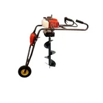 Sprayman 68 CC Petrol Trolley Earth Auger with 12 Inch Bit | 2 Stroke Post Hole Digger SEA-7000T