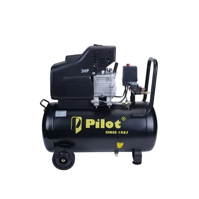 Pilot 50L Tank, 3 HP Motor Double Output Direct Driven Air Compressor (PL-50)