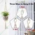 Ecofynd Macrame Plant Hanger Flower Pot Holder for Indoor Outdoor Balcony Garden