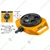 INGCO HPS33061, 3/4 Inch 5 in 1 Plastic Hose End Turret Sprinkler