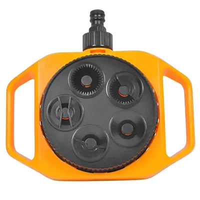INGCO HPS33061, 3/4 Inch 5 in 1 Plastic Hose End Turret Sprinkler