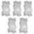 JS Designer 60mm Plastic Zigzag Paver Block Mould (Pack of 5) (25 x 12.5 x 2.5 Cm)