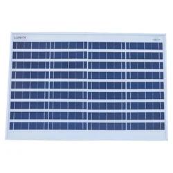 Heavy Duty 30 Watt 12 Volt Polycrystalline Solar Panel for Home and Outdoor Usage
