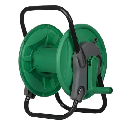 Portable Plastic Hose Reel With Stand for upto 60 Meter Pipe