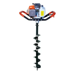 SPEAR  63 cc 2 Stroke Earth Auger / Post Hole Digger Machine With 4 Inch Bit