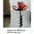 SPEAR  63 cc 2 Stroke Earth Auger / Post Hole Digger Machine With 6 & 8 Inch Bit