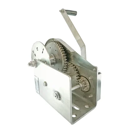 Precision 1000 Kg SPUR Gear Mild Steel Manual Winch With Automatic Locking System With 6 month Warranty