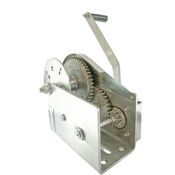 Precision 1000 Kg SPUR Gear Mild Steel Manual Winch With Automatic Locking System With 6 month Warranty