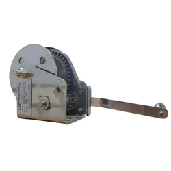 Precision 250 Kg SPUR Gear SS 304 Manual Winch With Automatic Locking System With 6 month Warranty