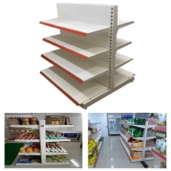 Premium Quality 8 Shelves (5 x 3 Feet) Center/Double Sided Gondola Rack - Main Unit