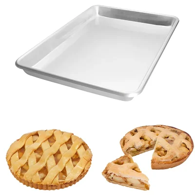 Premium Quality Alloy Steel Baking Tray (Size-10x14x1 inch)