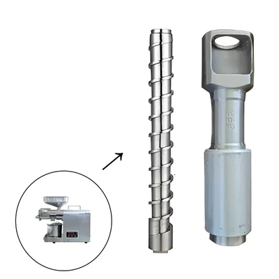 Squeeze Screw and Barrel for Oil Extraction Machine 8kg/hr
