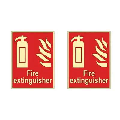 Premium Quality Fire Sign Sheet for Safety, Pack of 2