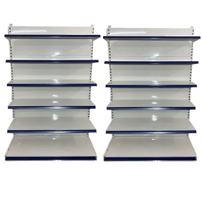 Premium Quality 6 Shelves (7 x 3 Feet) Display Rack - Add on Unit, Set of 2