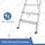 Premium Quality Aluminium 6 Step Foldable Ladder For Home Use