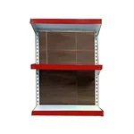 Premium Quality Wall Mounted 3 Shelves Slotted Channel & Adjustable  Display Rack For Multipurpose Uses