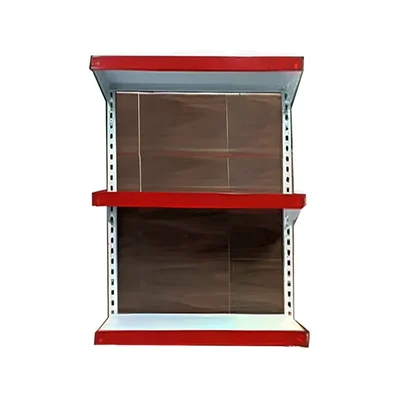 Premium Quality Wall Mounted 3 Shelves Slotted Channel & Adjustable  Display Rack For Multipurpose Uses(Pack-1)