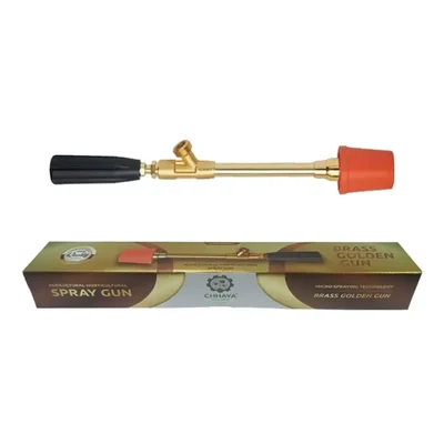 Chhaya 1 Feet (30cm) Premium Golden Sprayer Gun with Ceramic Nozzle