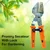 Heavy Duty 8 Inch Pruning Secateur With Lock For Gardening