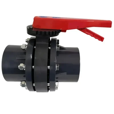 WaterSun 2.5 Inch PVC Butterfly Valve for Irrigation use, water treatment, chemical processing