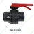 WaterSun 2.5 Inch PVC Butterfly Valve for Irrigation use, water treatment, chemical processing