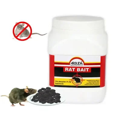 Arbuda RAT BAIT Zinc Phosphide 2% RB For Rodent Control | 1 Kg
