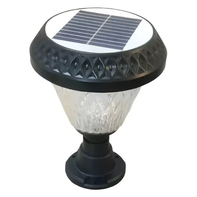 RGB 10w Solar lamp for Gardening outdoor waterproof pillar wall Lamp (Pack-1 Pc)
