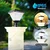 RGB 10w Solar lamp for Gardening outdoor waterproof pillar wall Lamp (Pack-1 Pc)