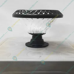 RGB 10w Solar lamp for Gardening outdoor waterproof pillar wall Lamp (Pack-1 Pc)