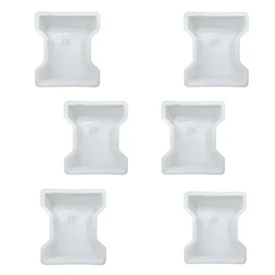 RK 20x16.5x8 Cm I- Shape (Dumbell) Paver Block Mould ( Pack Of 6 )