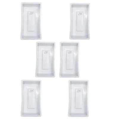 RK Plastic Brick Mould 10"x5"x3"|Paver Block Mould|DIY Brick Mould(Pack-6 pcs)