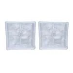 RK Plastic Coval (4 dabbi) Paver Mould 22 x 22 x 8 Centimeters (Pack of 2)
