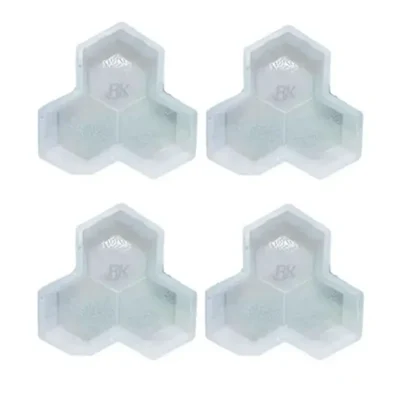 RK Plastic 24 x 24 x 6 Centimeters Triax Paver Mould ( Pack Of 4 )