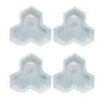 RK Plastic 24 x 24 x 6 Centimeters Triax Paver Mould ( Pack Of 4 )