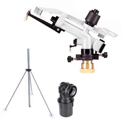 Automat 1.5 inch Female Threaded Rain Gun with Heavy Duty Harit Gun Stand and QFC (Pelican)