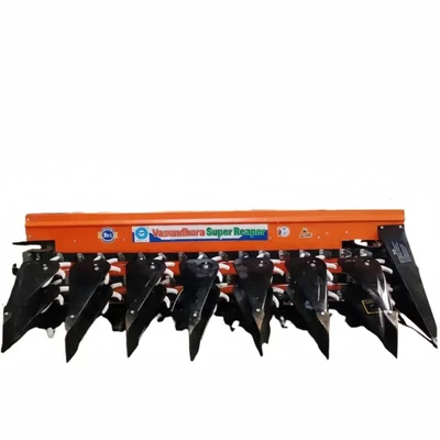 Vasundhara 7 Feet 4 Belt Reaper Attachment for 30 HP Tractor For Wheat, Paddy and Soyabean, VKY-TMCR-74F