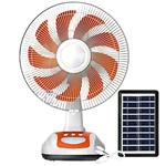 Gramstrong Republic 12 inch Solar Powered Fan With 6v 4500ah Battery For Long Run