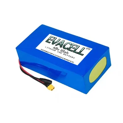 Heavy Duty 48V 10AH Li-on Rechargeable Battery, Auto Cut-Off Charger, BMS Protection for Street Light (1 Year Warranty)