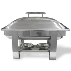 Premium Quality Rectangular Buffet Food Warmer, 10 Liter Capacity