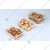 25pcs 300ml Rectangular Transparent Container With Lid 