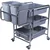 Heavy Duty Stainless Steel Restaurant Service Cart with Bucket